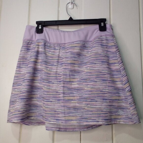 Zelos Skort Women M Skirt With Shorts Active Athletic Pattern Purple Blue - Picture 2 of 15